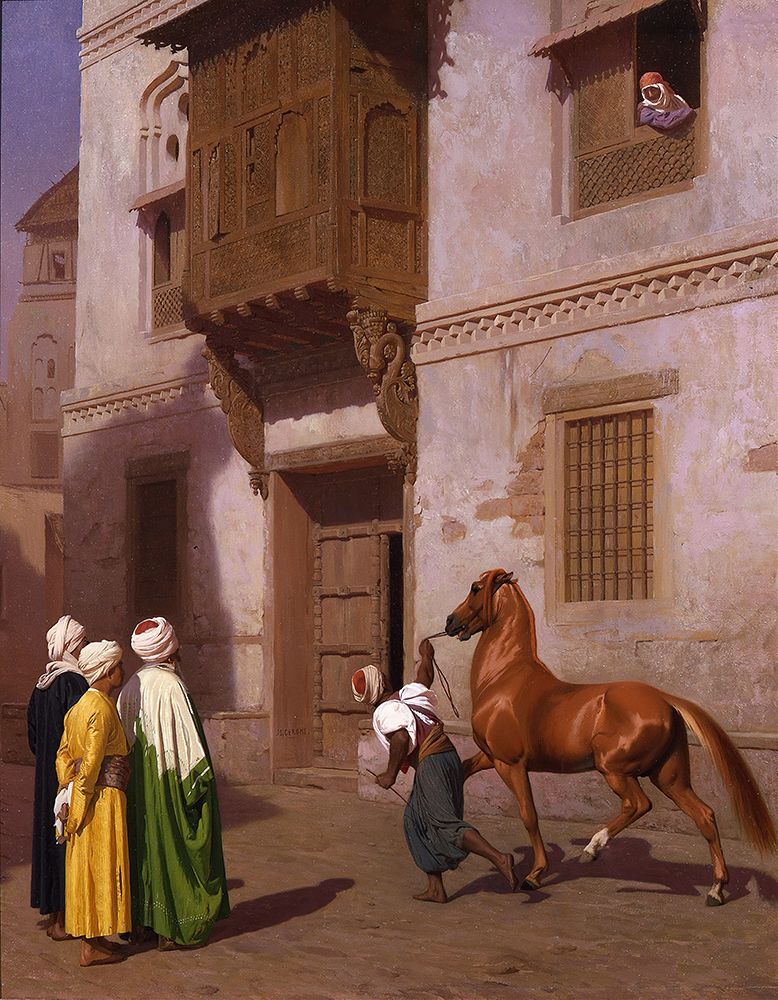 The Horse Market 1867 art print by Jean-Leon Gerome for $57.95 CAD
