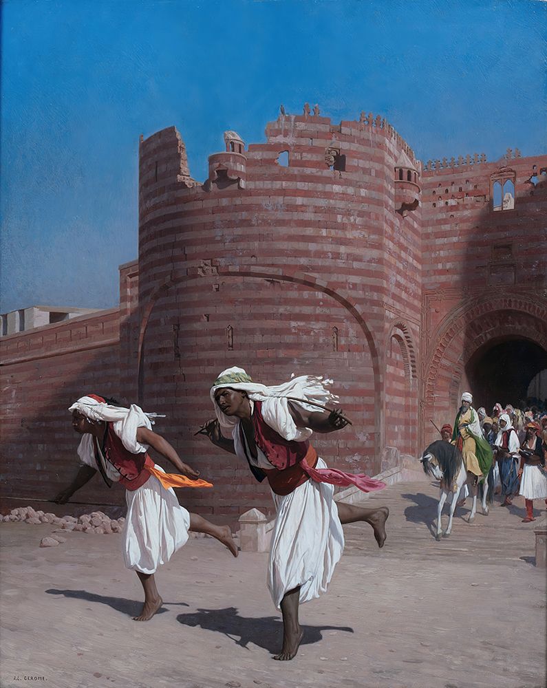The Runners of the Pasha 1867 art print by Jean-Leon Gerome for $57.95 CAD