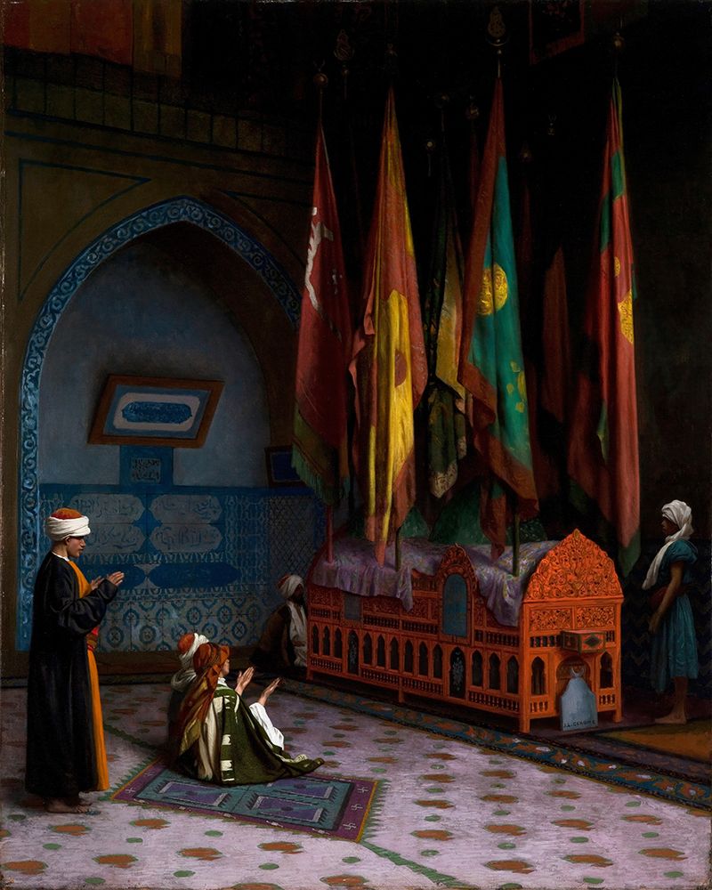 The Sentinel at the Sultans Tomb art print by Jean-Leon Gerome for $57.95 CAD