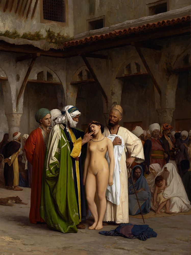 The Slave Market 1866 art print by Jean-Leon Gerome for $57.95 CAD