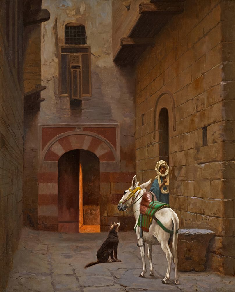 Waiting for the Master art print by Jean-Leon Gerome for $57.95 CAD