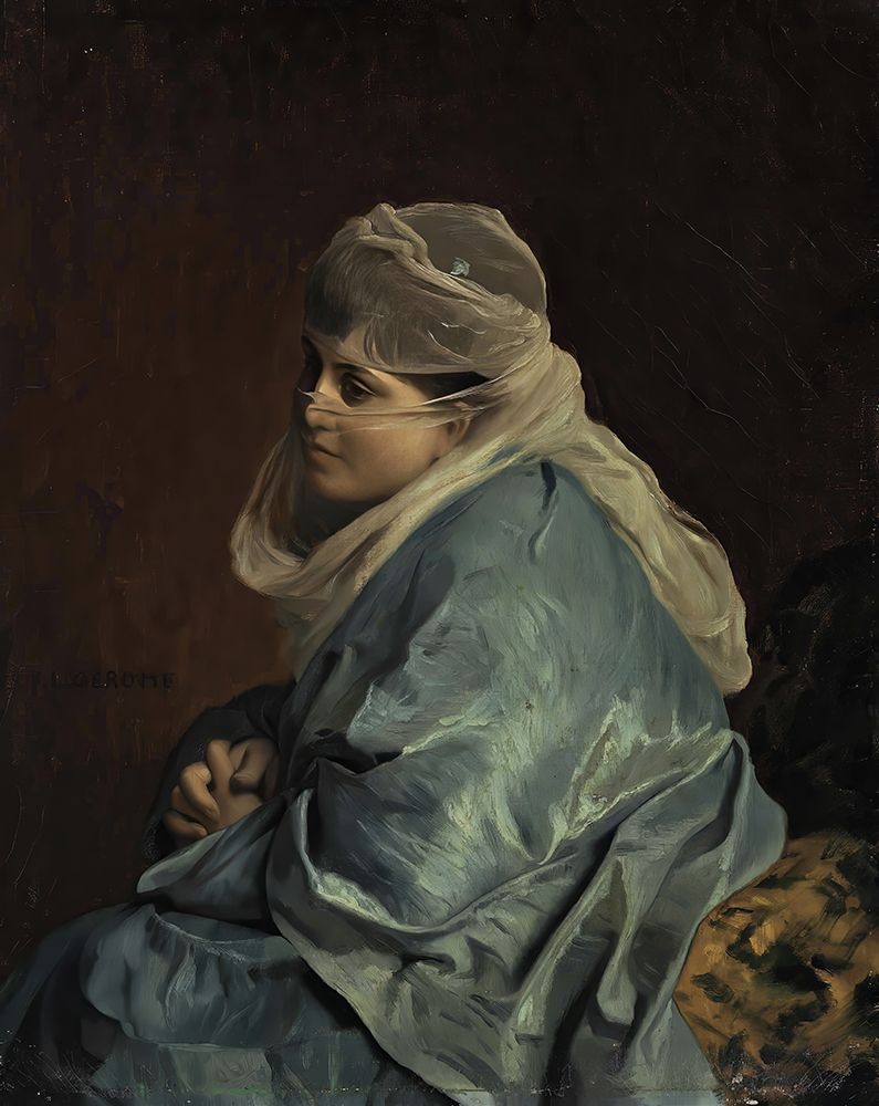 Woman of Constantinople art print by Jean-Leon Gerome for $57.95 CAD