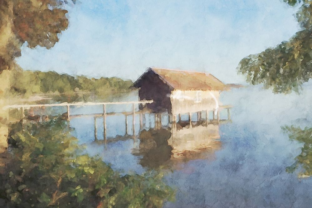 Lodge Series #4 art print by Kim Curinga for $57.95 CAD