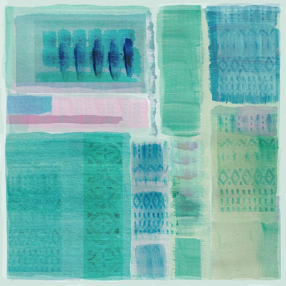 Jade Ocean art print by Flora Kouta for $57.95 CAD