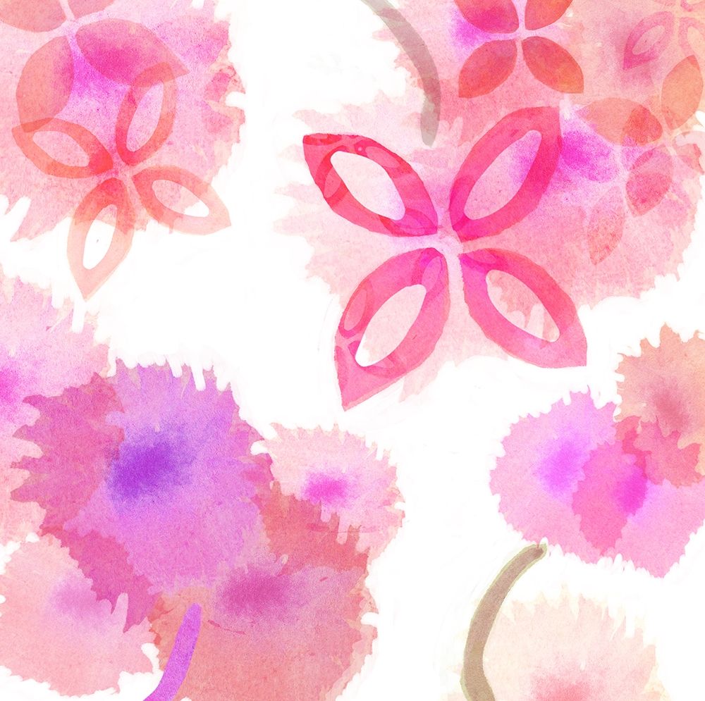 Pink Poppies I art print by Flora Kouta for $57.95 CAD