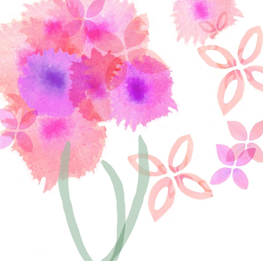 Pink Poppies III art print by Flora Kouta for $57.95 CAD