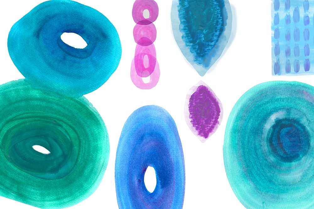 Ocean Jewels III art print by Flora Kouta for $57.95 CAD