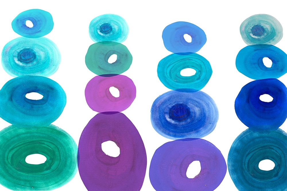 Ocean Jewels IV art print by Flora Kouta for $57.95 CAD