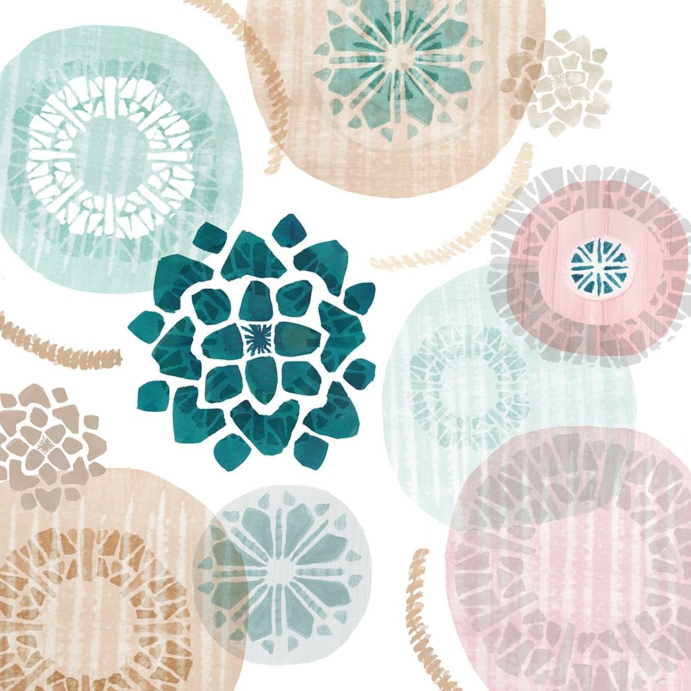 Mint Discs II art print by Flora Kouta for $57.95 CAD
