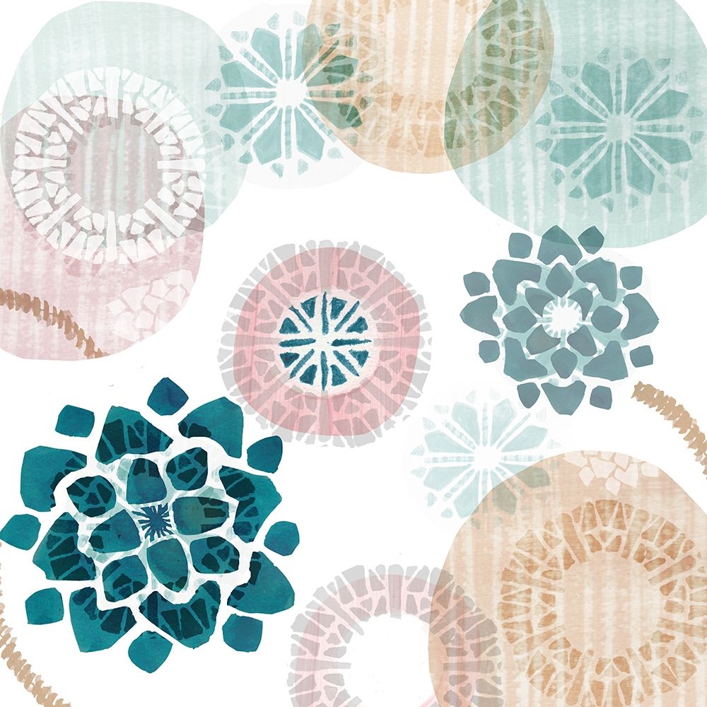 Mint Discs III art print by Flora Kouta for $57.95 CAD
