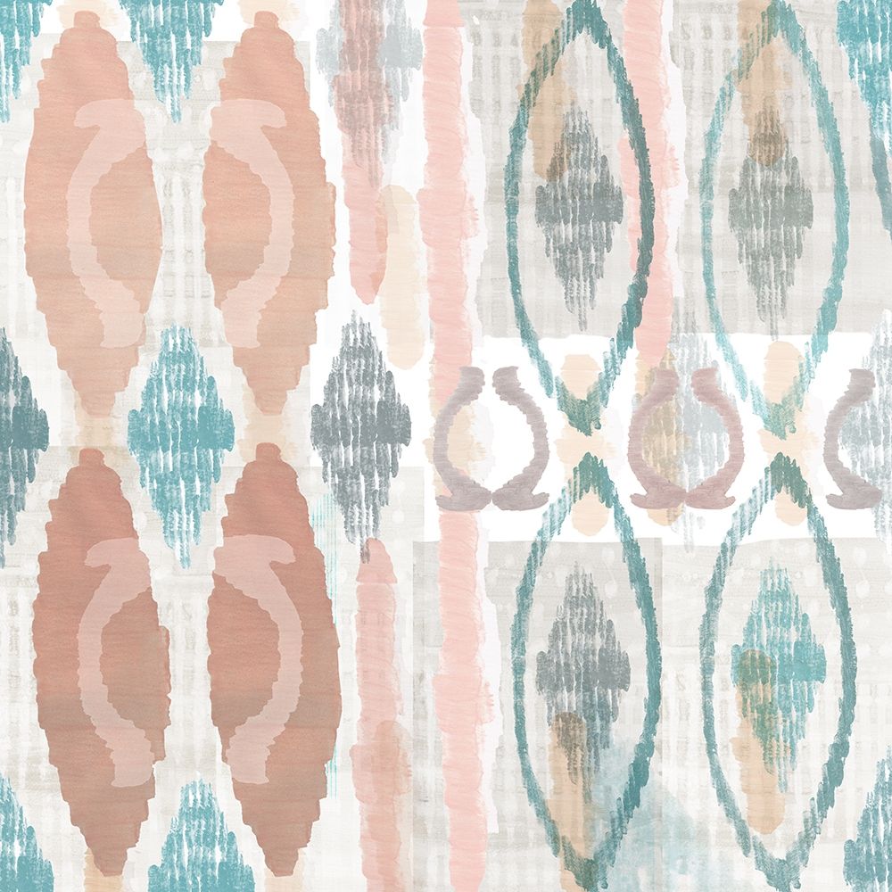 Terracotta Ikat II art print by Flora Kouta for $57.95 CAD