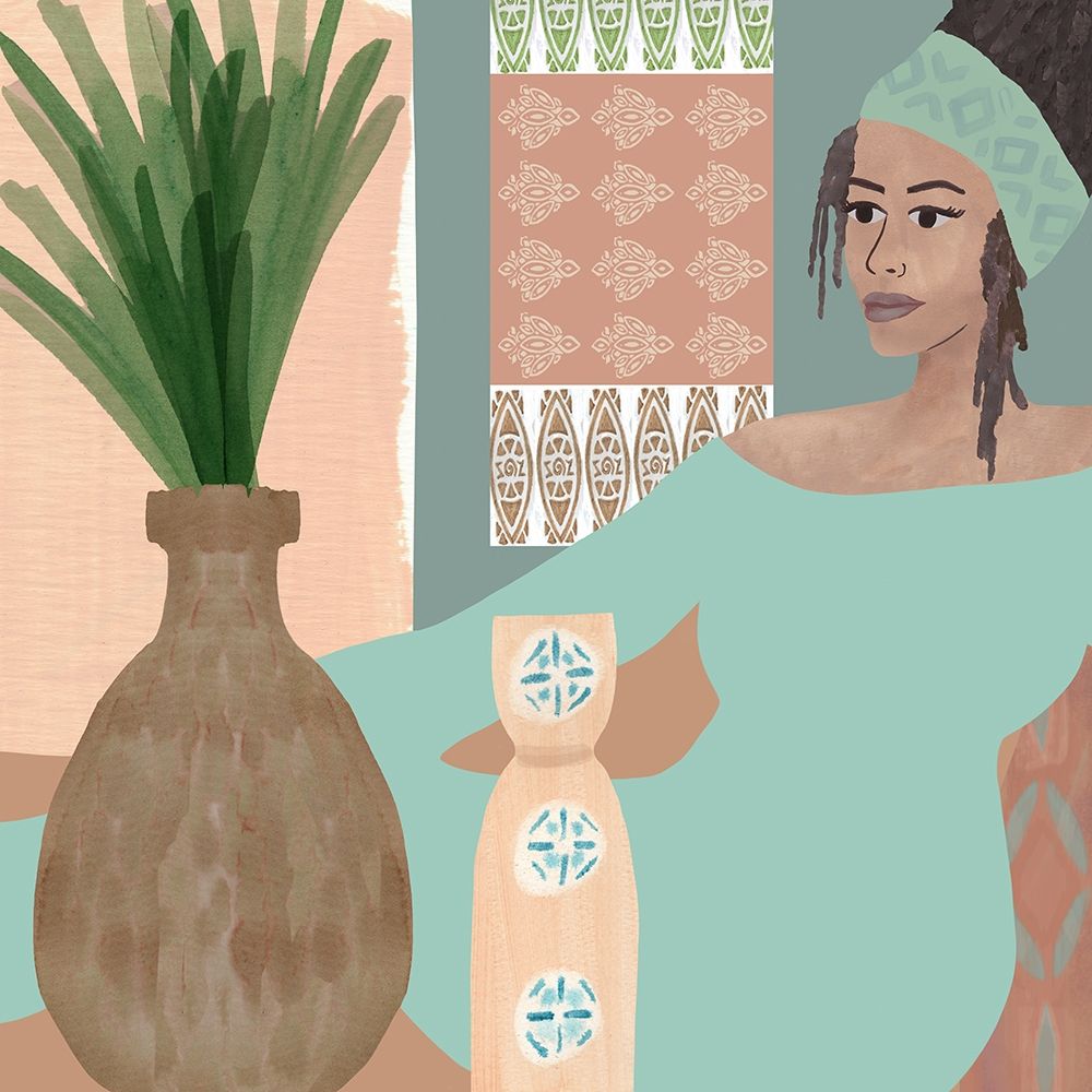 Quiet Time I art print by Flora Kouta for $57.95 CAD