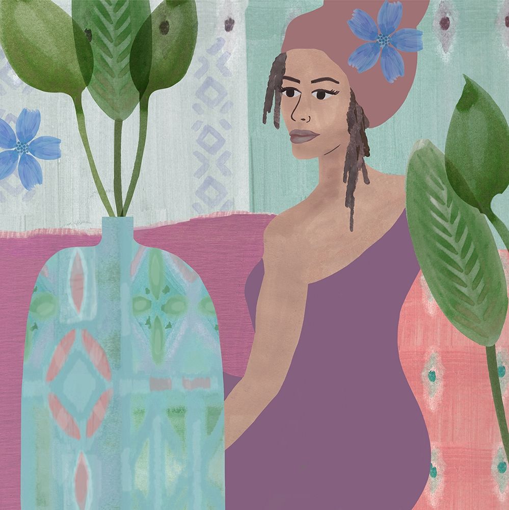 Quiet Time II art print by Flora Kouta for $57.95 CAD