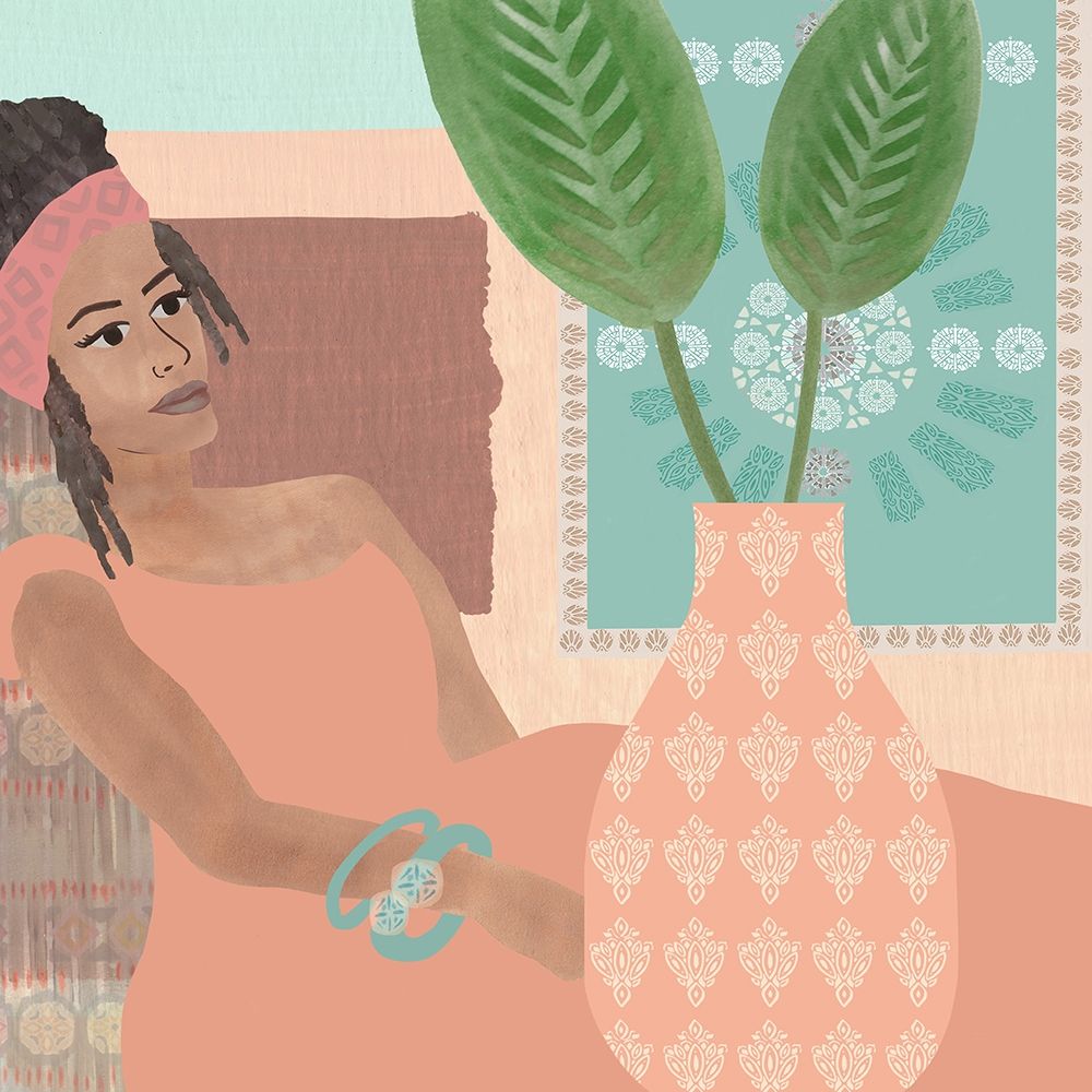 Quiet Time III art print by Flora Kouta for $57.95 CAD