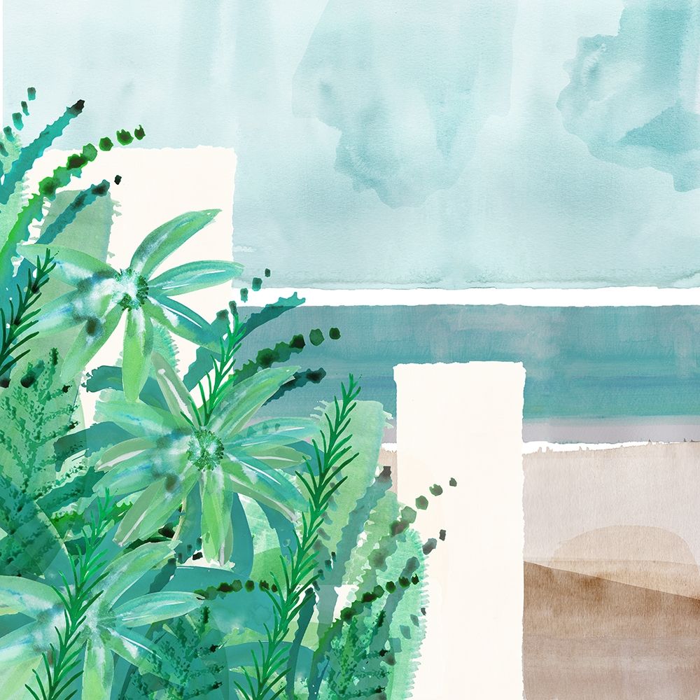 Wild Palms II art print by Flora Kouta for $57.95 CAD