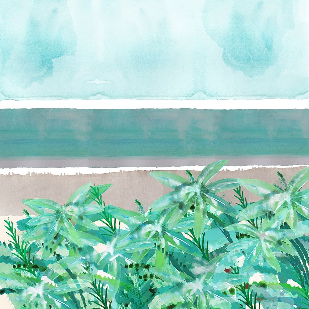 Wild Palms III art print by Flora Kouta for $57.95 CAD