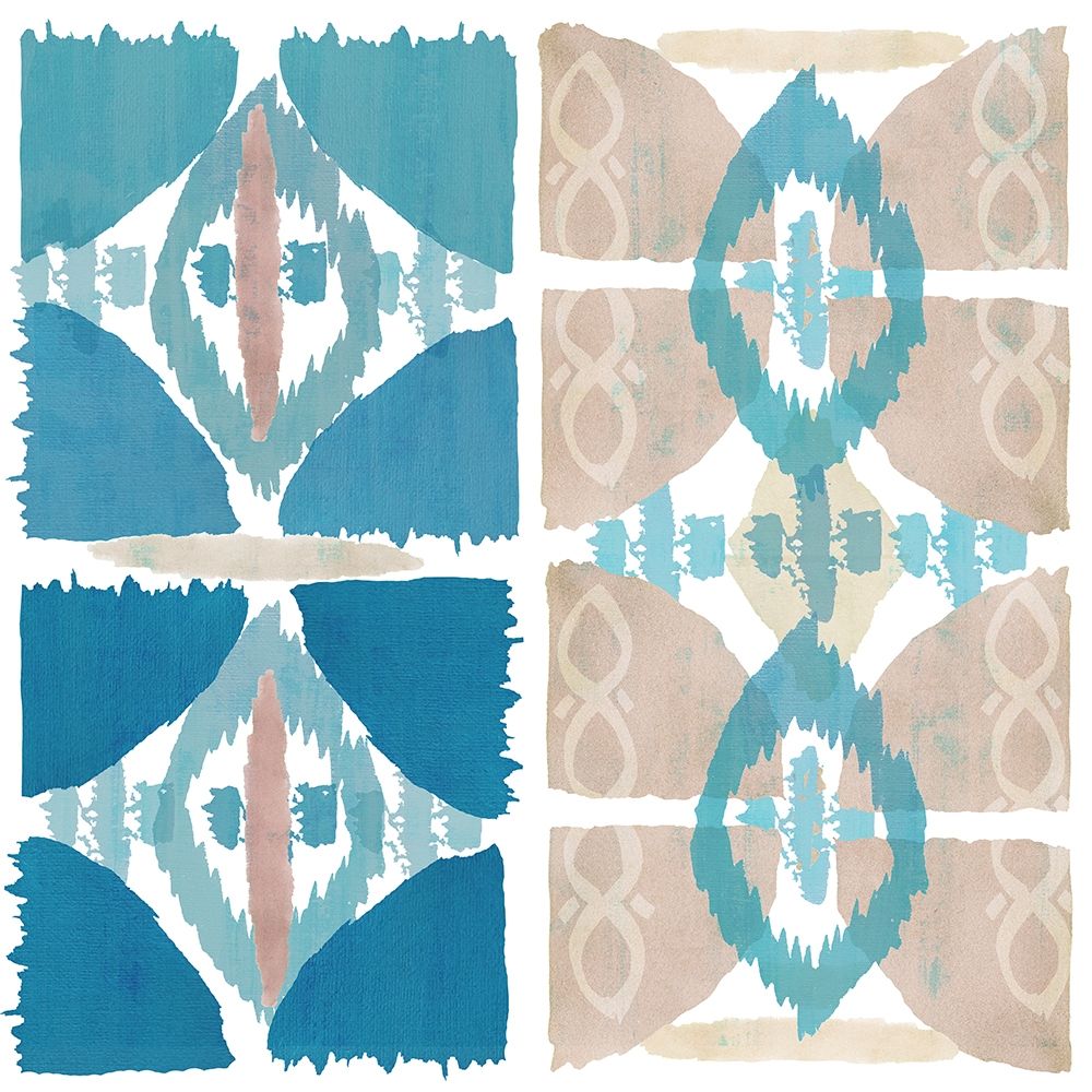 Denim Ikat II art print by Flora Kouta for $57.95 CAD