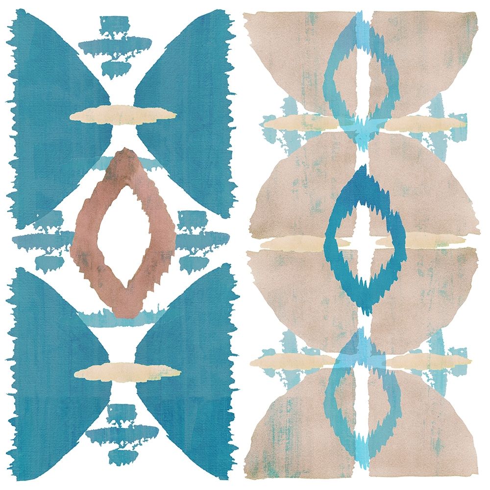 Denim Ikat IV art print by Flora Kouta for $57.95 CAD