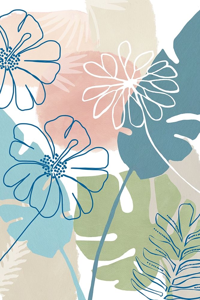 Flower Power III art print by Flora Kouta for $57.95 CAD