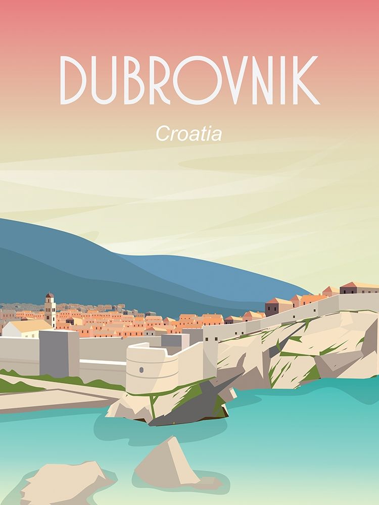 dubrovnik art print by ARCTIC FRAME for $57.95 CAD