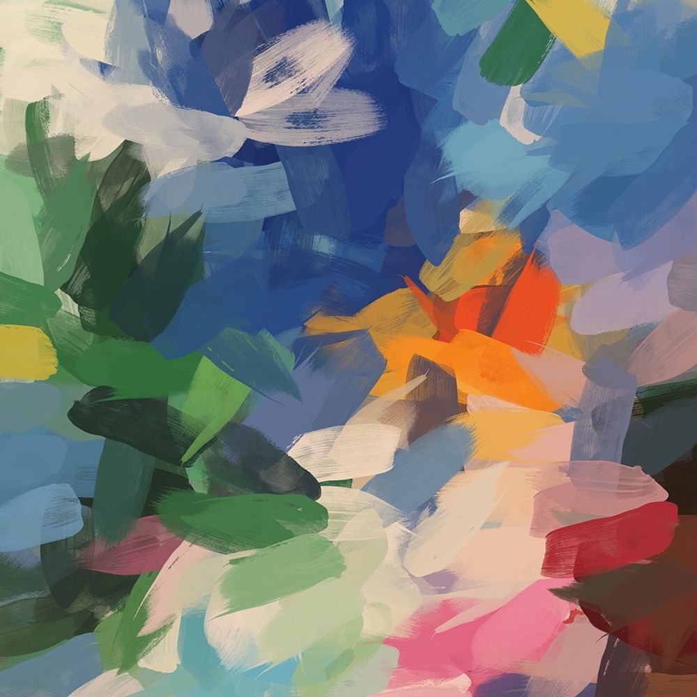 Colorful chaos I art print by Irena Orlov for $57.95 CAD