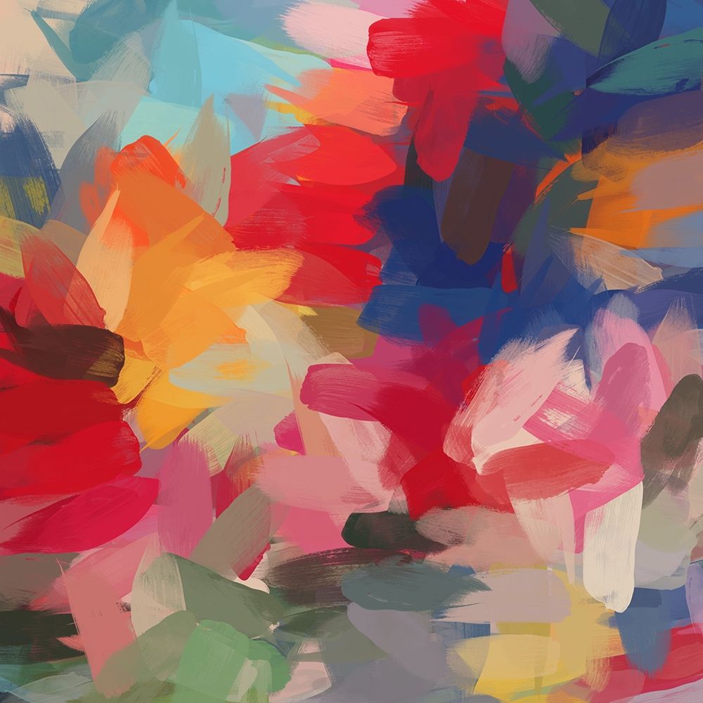 Colorful chaos II art print by Irena Orlov for $57.95 CAD