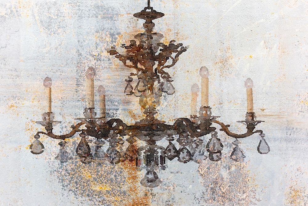 Rustic Brown Chandelier II art print by Irena Orlov for $57.95 CAD