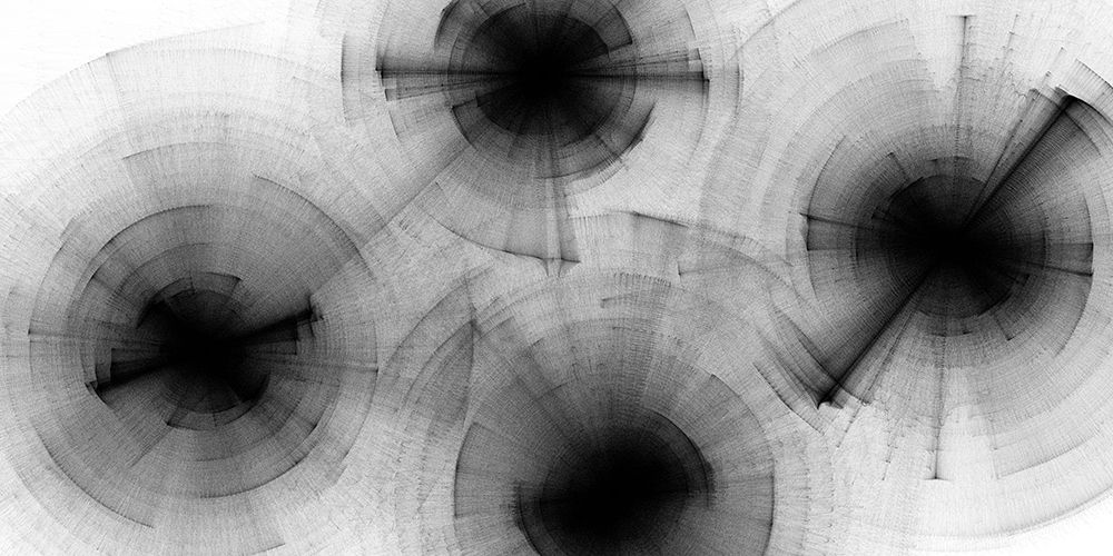 Black and White Modern Minimal V art print by Irena Orlov for $57.95 CAD