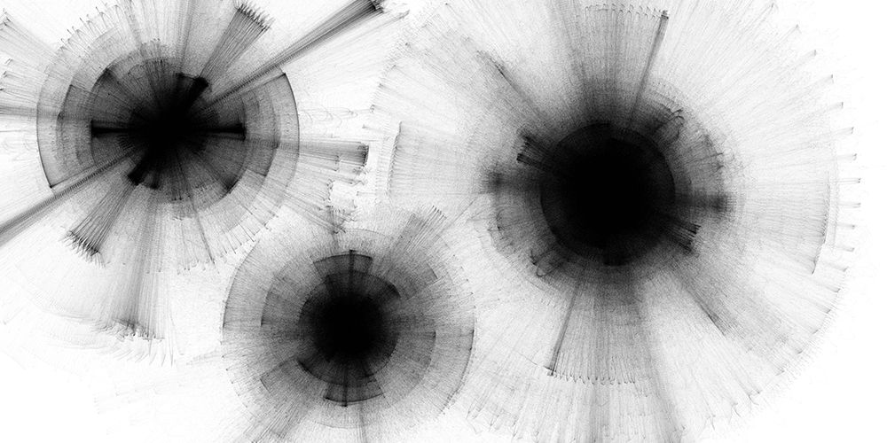 Black and White Modern Minimal VI art print by Irena Orlov for $57.95 CAD