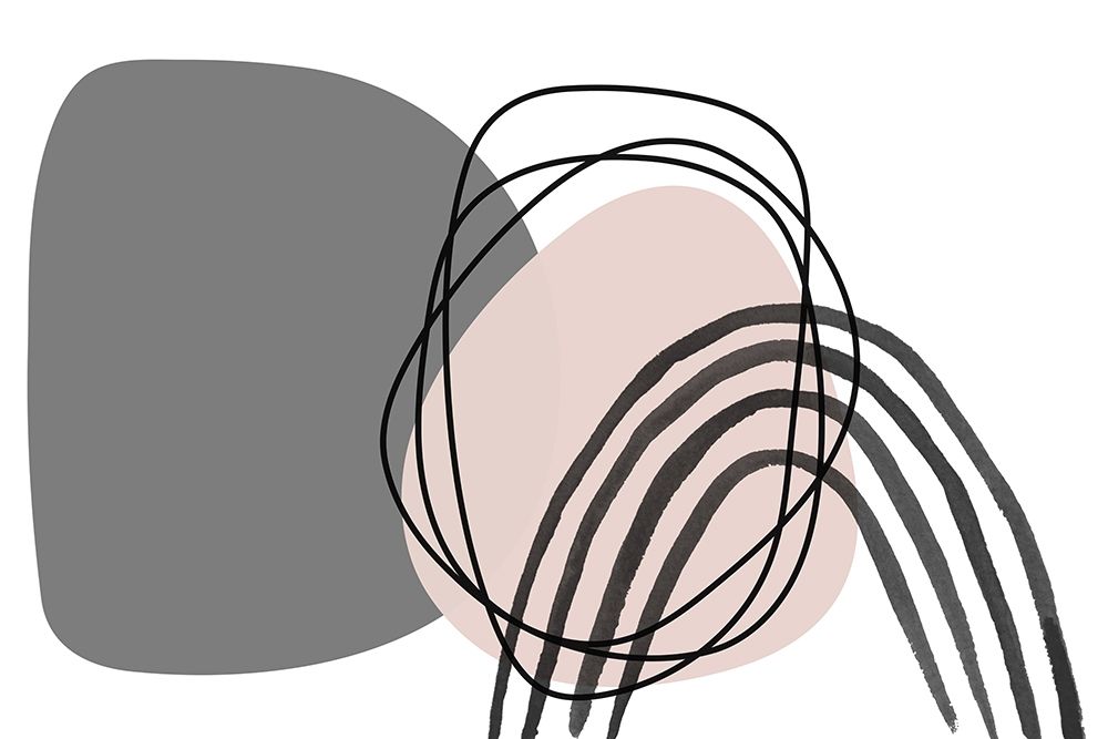 Minimalist Pink Gray Palette art print by Irena Orlov for $57.95 CAD