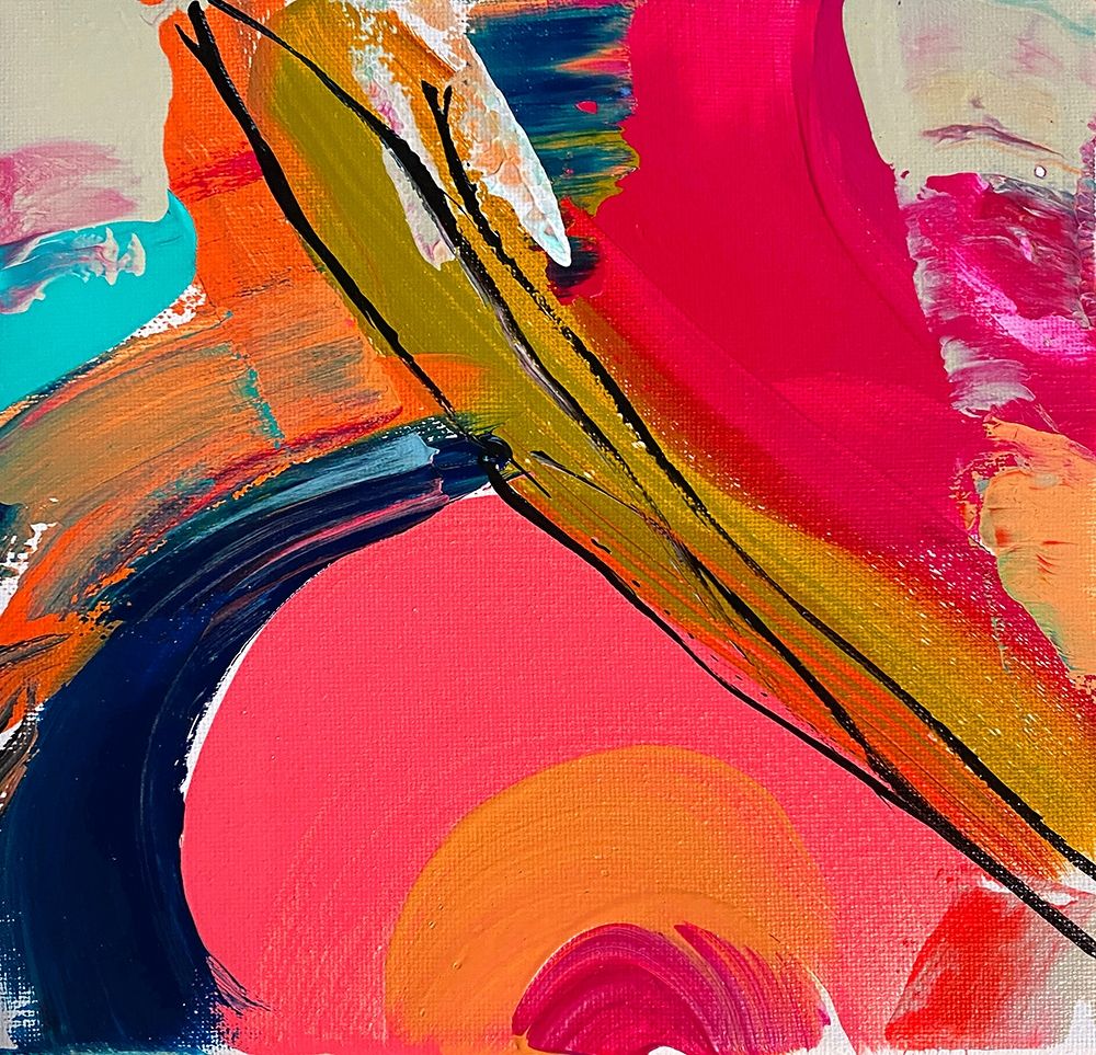 Joyful Modernist Abstraction II art print by Irena Orlov for $57.95 CAD