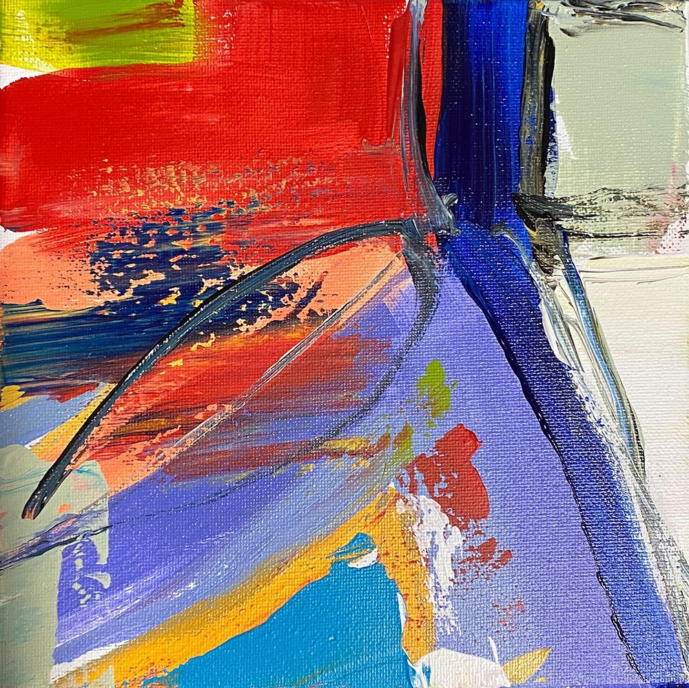 Joyful Modernist Abstraction III art print by Irena Orlov for $57.95 CAD