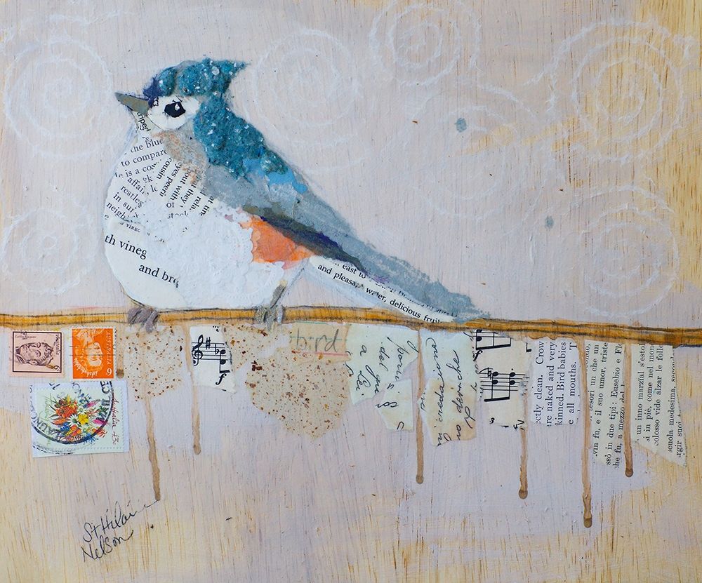 Winter Tufted Titmouse art print by Elizabeth St Hilaire for $57.95 CAD