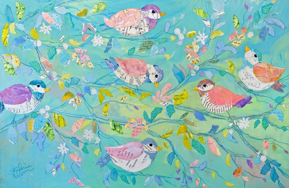 Birds and Branches art print by Elizabeth St Hilaire for $57.95 CAD