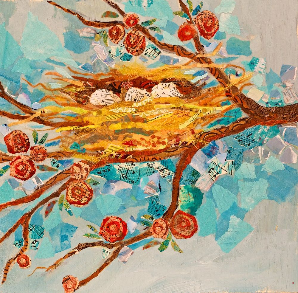 Nest with Buds art print by Elizabeth St Hilaire for $57.95 CAD