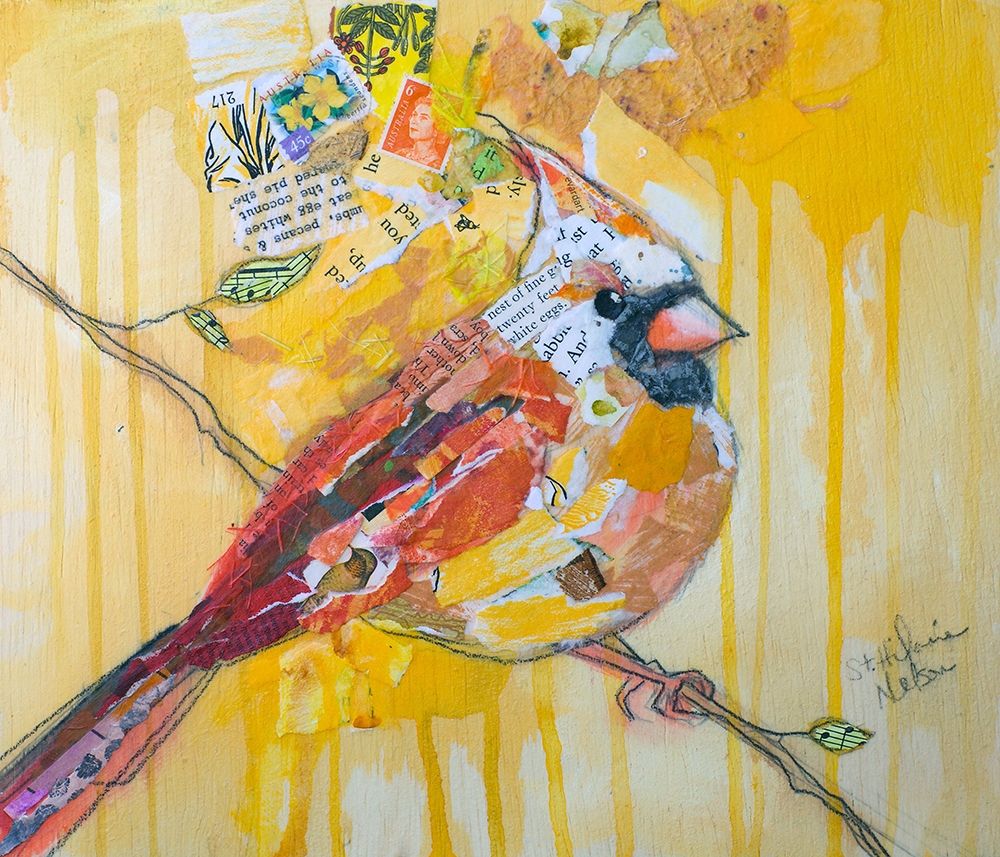 Female Cardinal art print by Elizabeth St Hilaire for $57.95 CAD