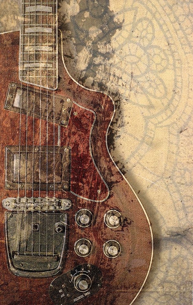 Guitarange art print by Karen Smith for $57.95 CAD