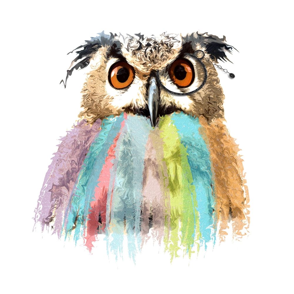Owl Paint art print by Karen Smith for $57.95 CAD