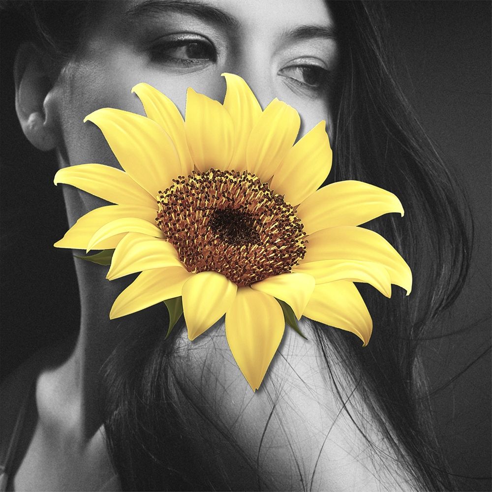Flower Face II art print by Karen Smith for $57.95 CAD