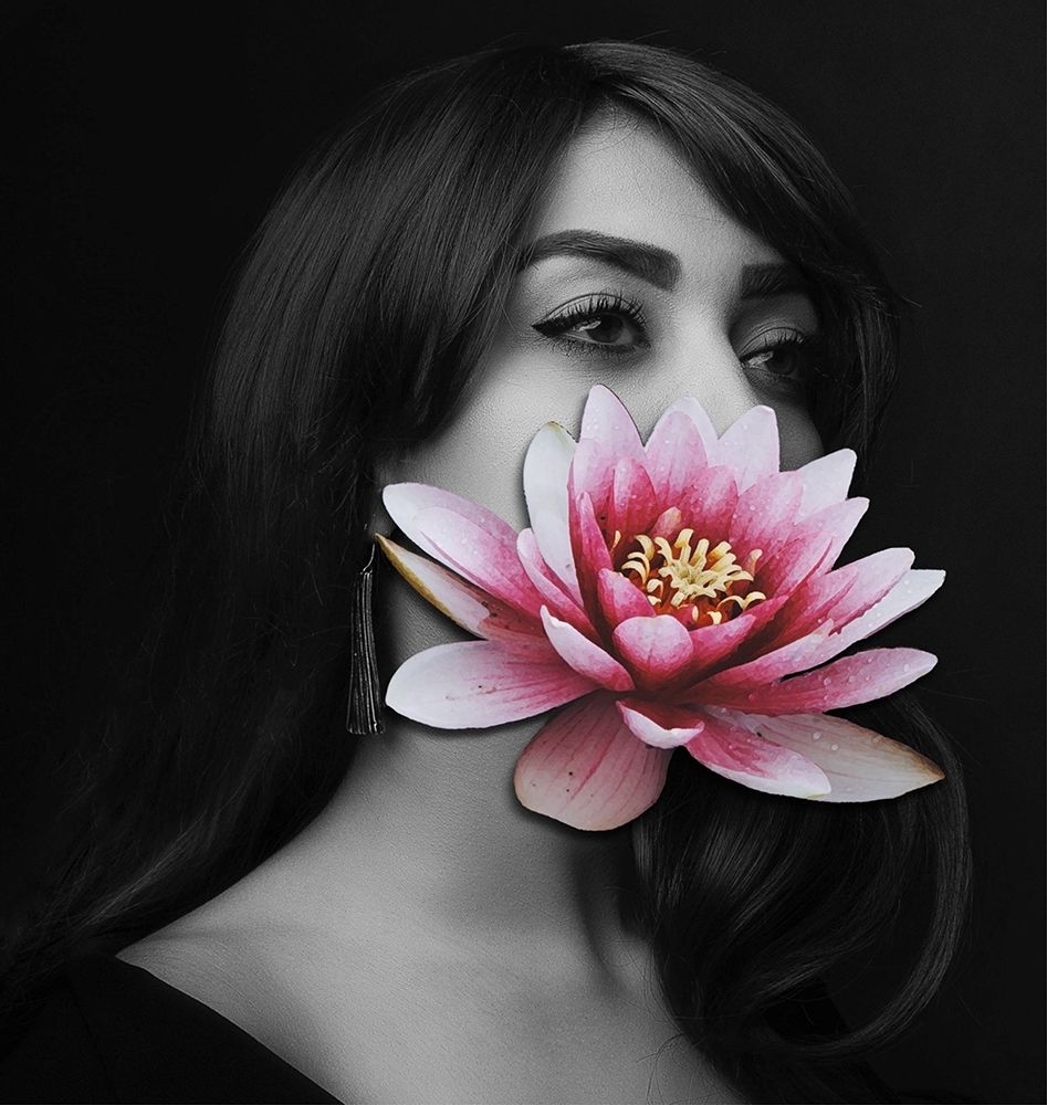 Flower Face III art print by Karen Smith for $57.95 CAD
