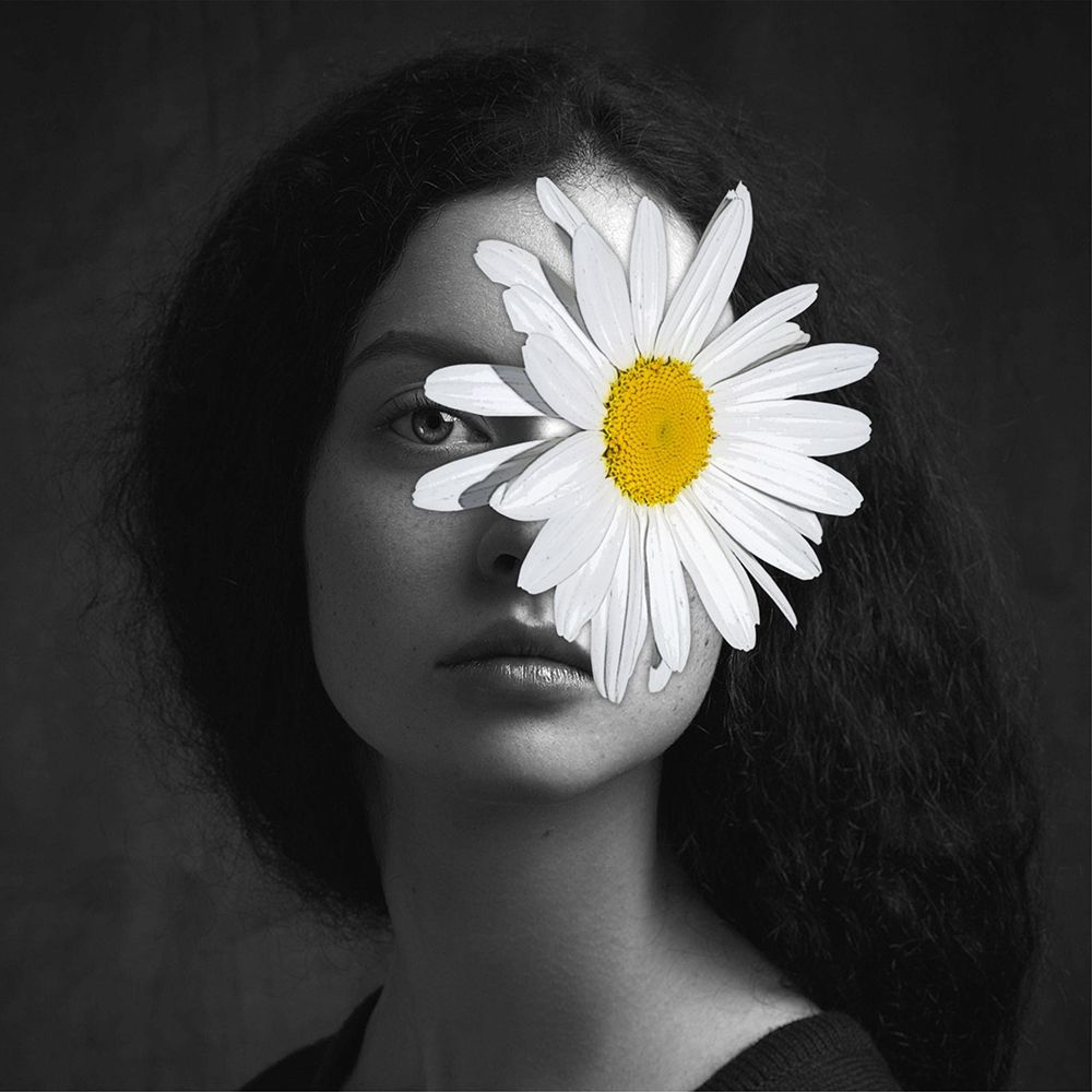 Flower Face IV art print by Karen Smith for $57.95 CAD