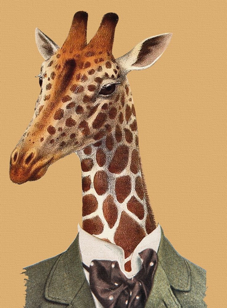 Posh Giraffe art print by Karen Smith for $57.95 CAD