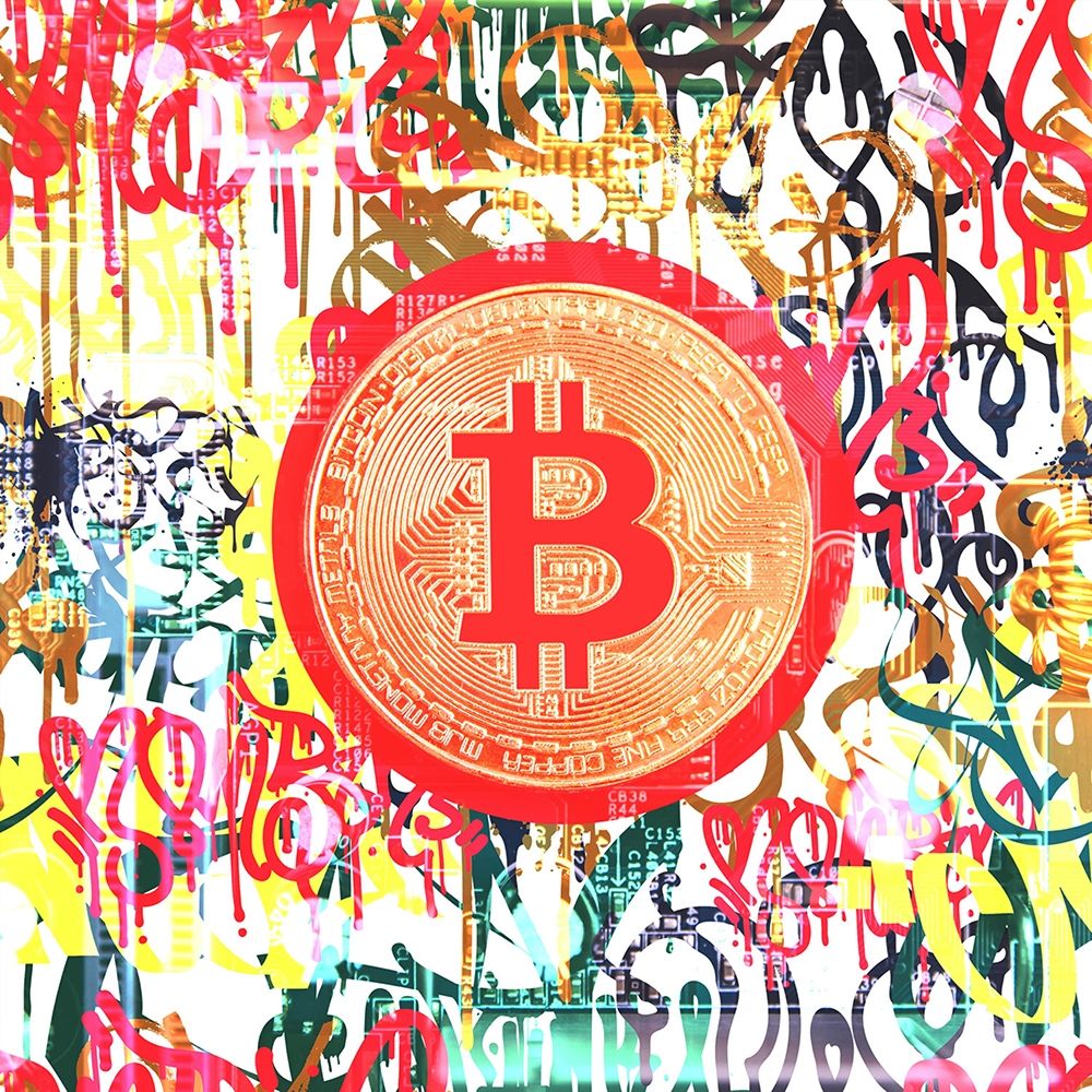 Bitcoin Graffiti Art II art print by Irena Orlov for $57.95 CAD