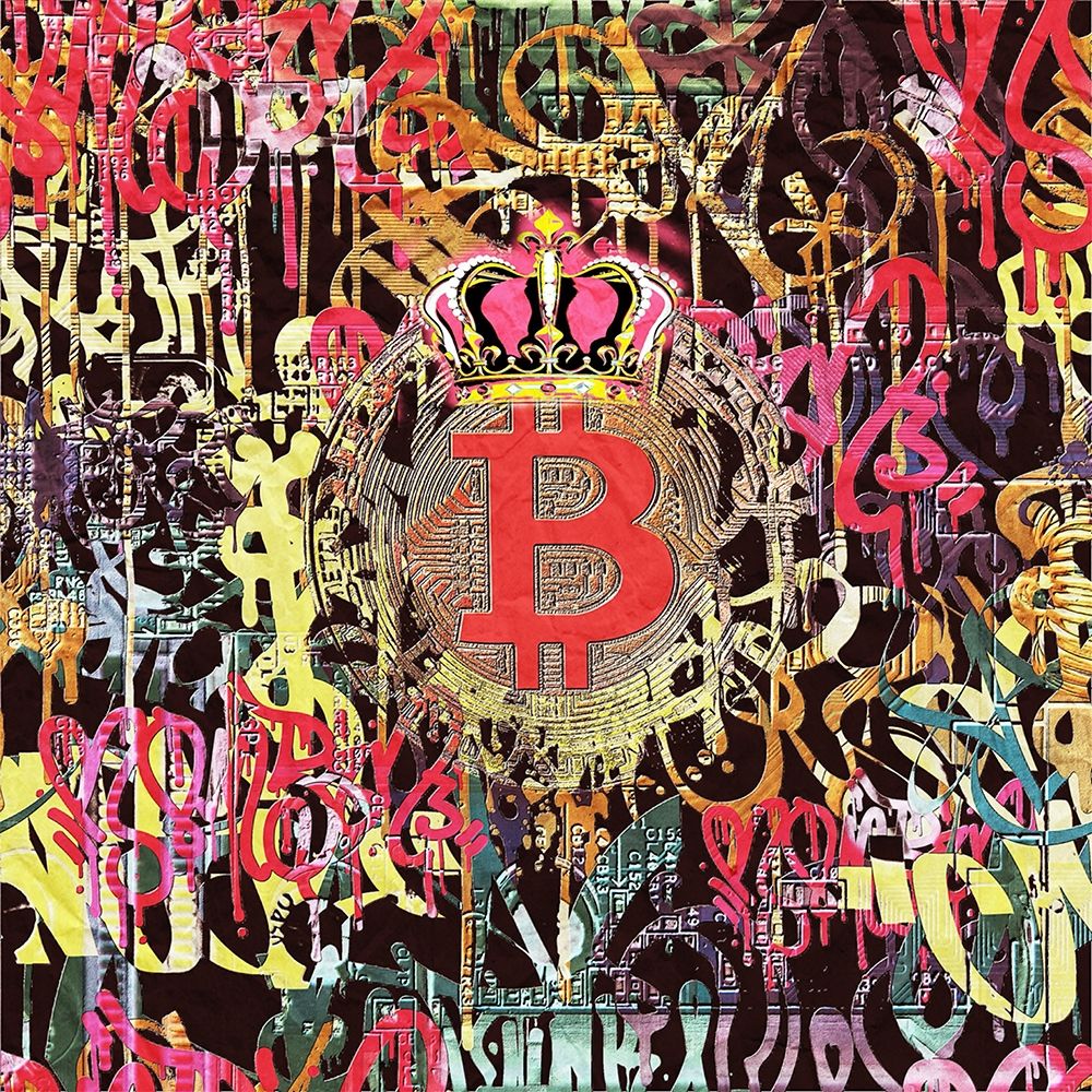 Bitcoin Graffiti Art III art print by Irena Orlov for $57.95 CAD