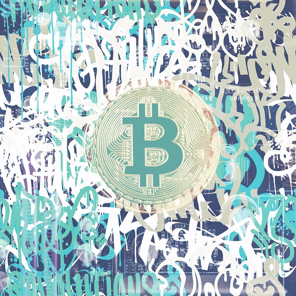 Bitcoin Graffiti Art VI art print by Irena Orlov for $57.95 CAD