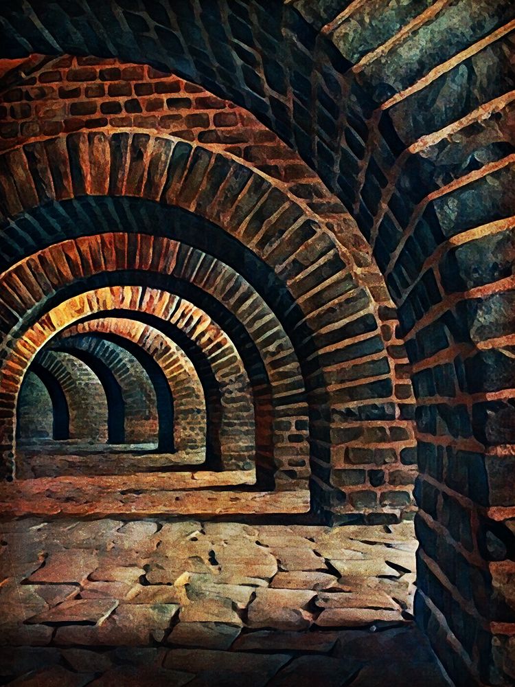 Medieval Vaulted Cellar I art print by Ashley Aldridge for $57.95 CAD