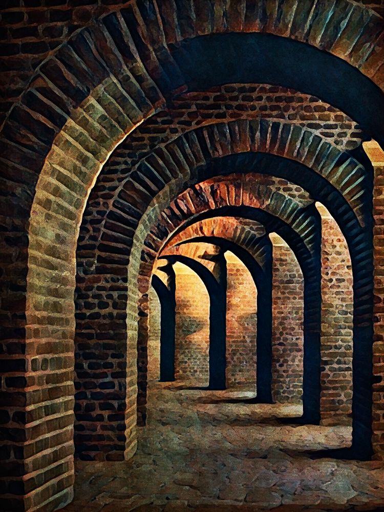 Medieval Vaulted Cellar II art print by Ashley Aldridge for $57.95 CAD