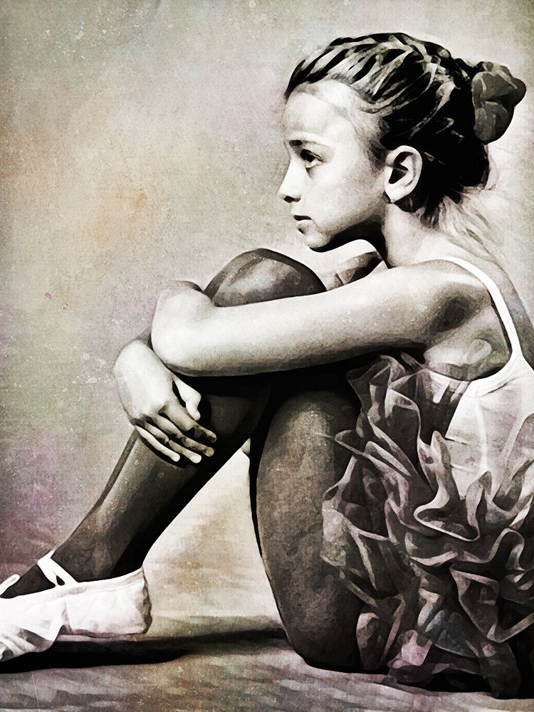 Black and White Ballerina II art print by Ashley Aldridge for $57.95 CAD