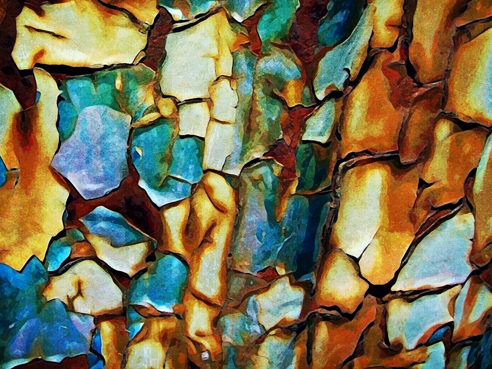 Rusted Craquelure art print by Ashley Aldridge for $57.95 CAD