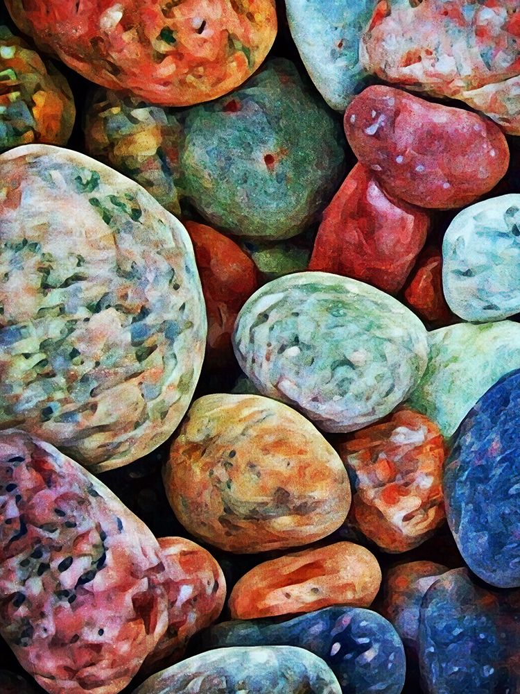 Particoloured Pebbles I art print by Ashley Aldridge for $57.95 CAD